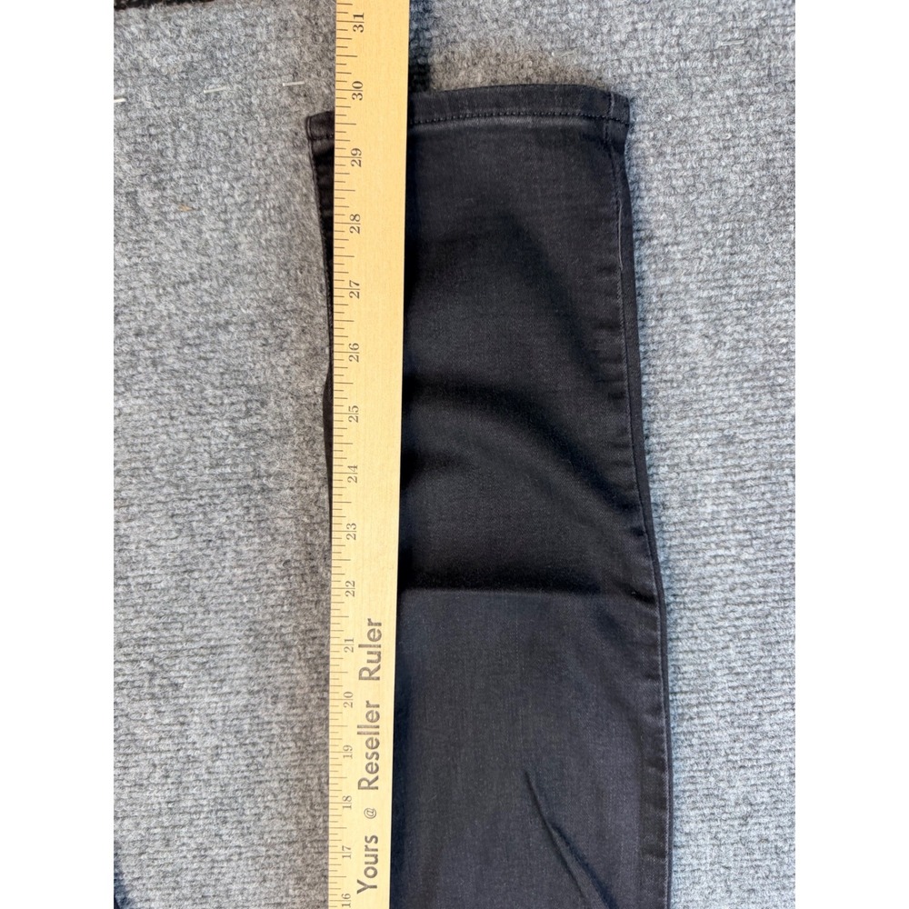 Levis 721 High Rise Skinny Jeans Womens 32x30 Black Stretch Denim Pants 18882-00 - Picture 7 of 9